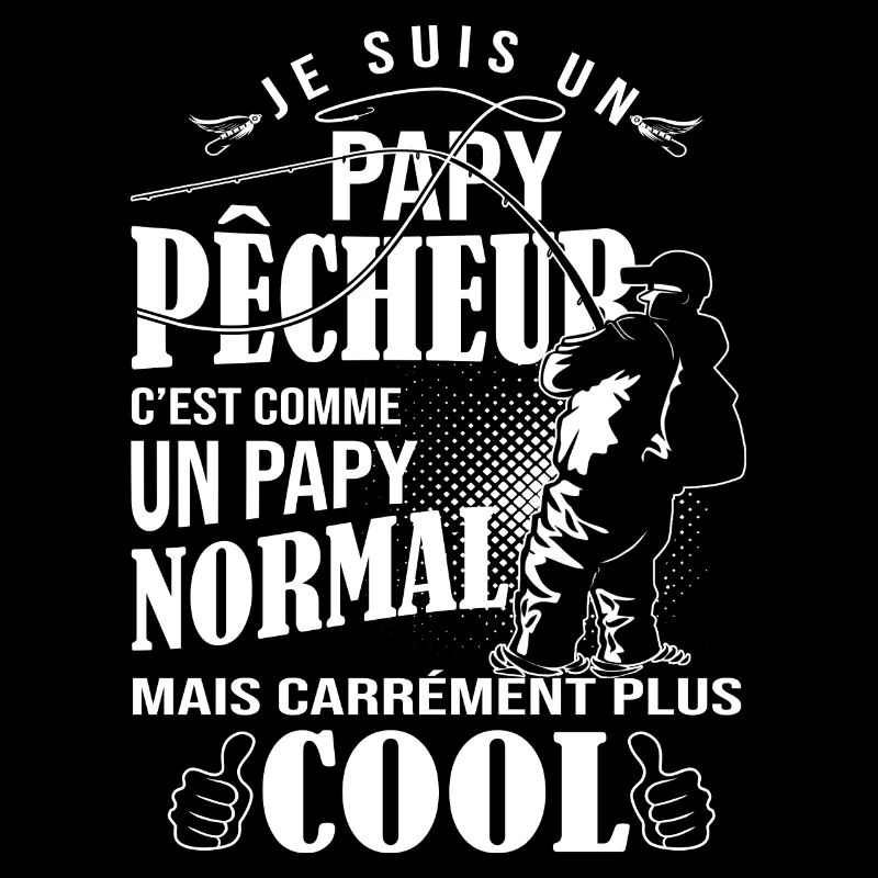papy pêcheur le plus cool, fête, pêcheur
