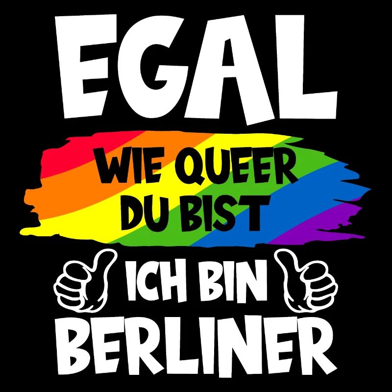 QUEER BERLIN LGBT BERLINER REGENBOGENFAHNE