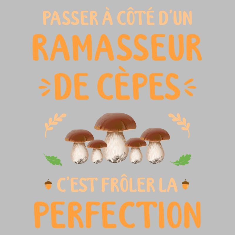 Ramasseur De Cèpe Champignon Cèpes Champignons