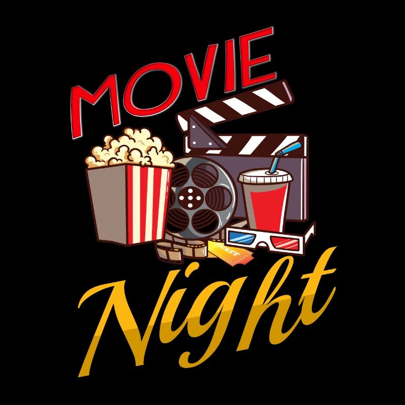 Movie Watching Cinema Popcorn Binge Watching
