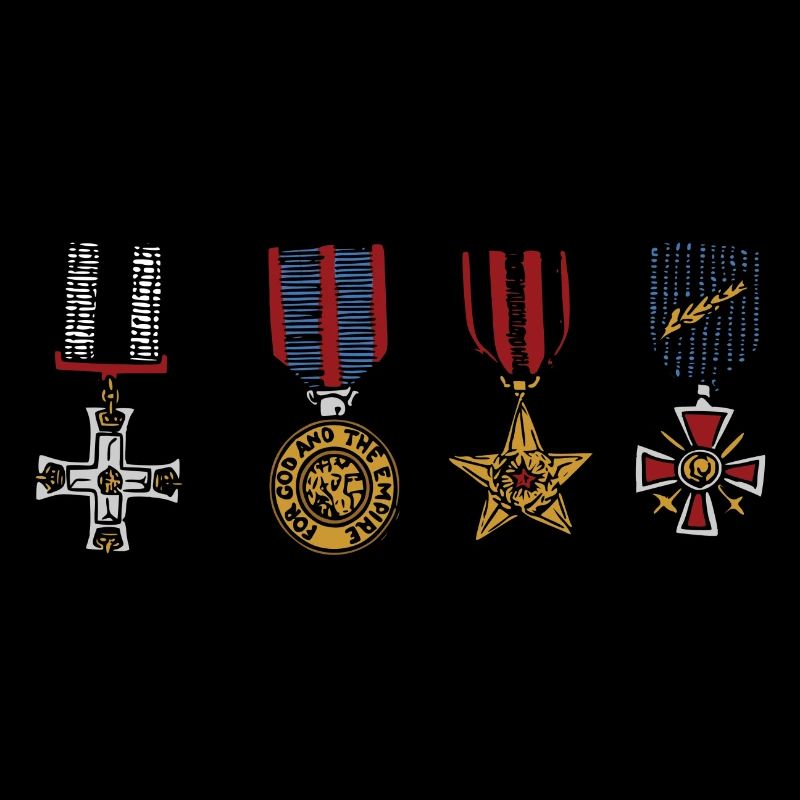 Orden Medaillen Eisernes Kreuz Abzeichen Lametta