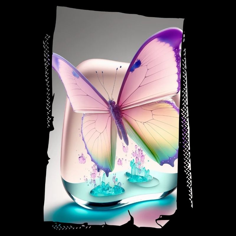 Melting butterfly