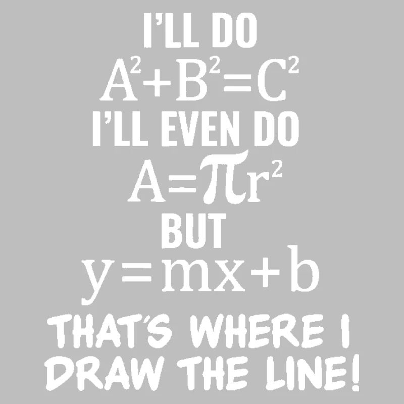 Tee shirt Math Math Basic Meme pour jeunes filles adolescentes et