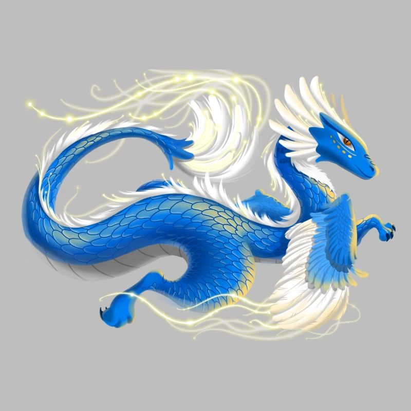 Magischer coole Luft Drache - Drachen der Elemente
