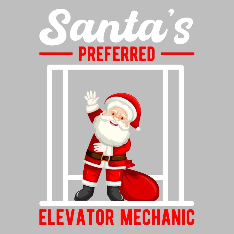 Funny Elevator Mechanics Santa´s Preferred Gift