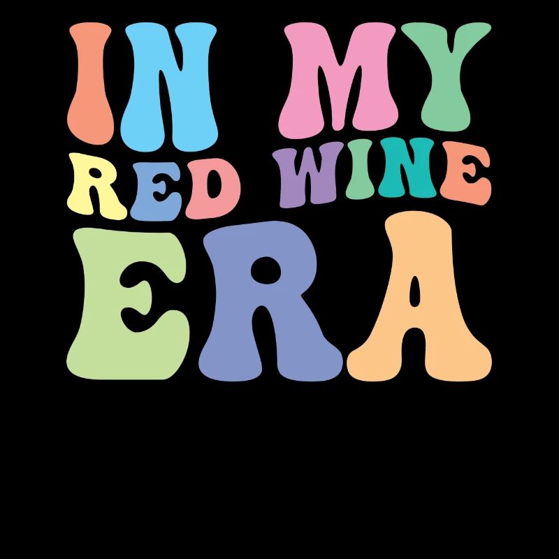 Red Wine Retro Groovy In Mine
