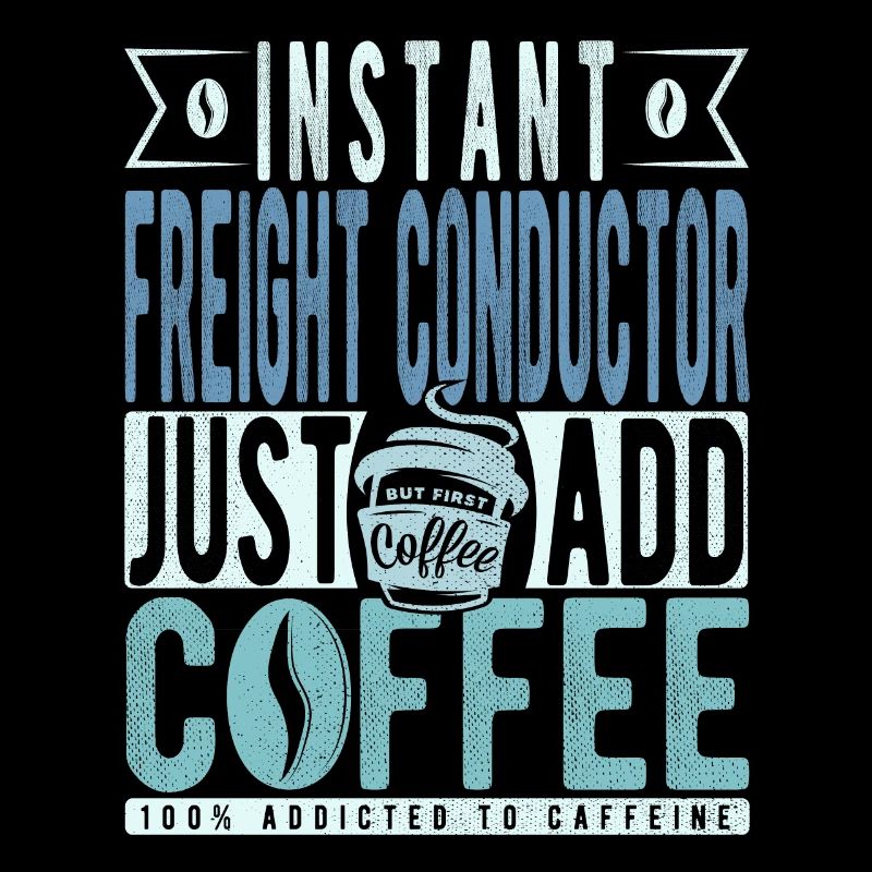 Le conducteur de fret instantané ajoute simplement du café