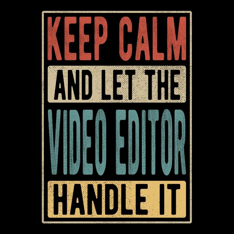 Video Editor Retro Geschenk