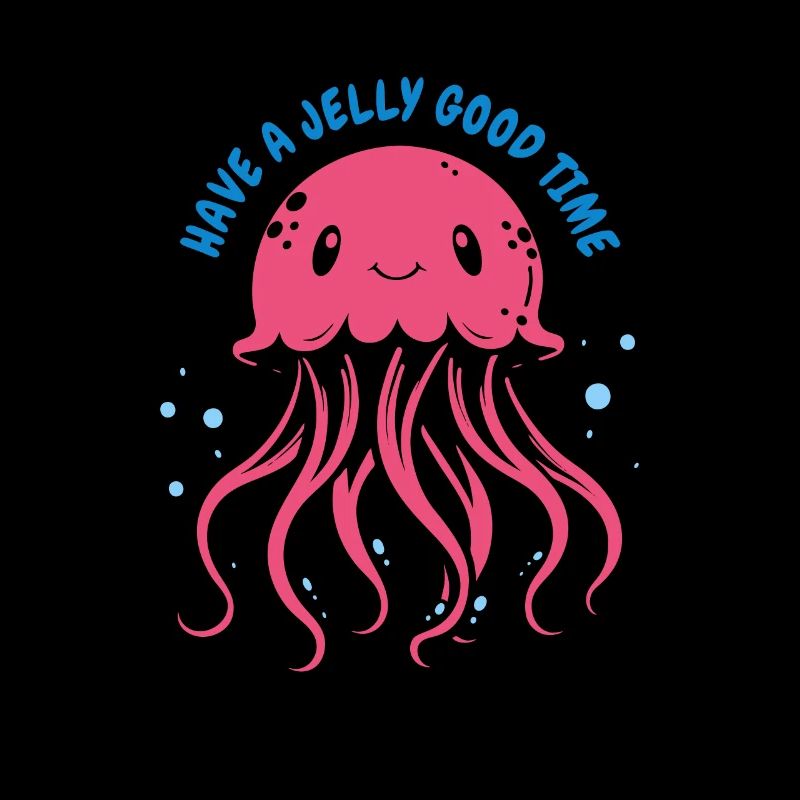 Have a jelly good time - Jellyfish with tentacles