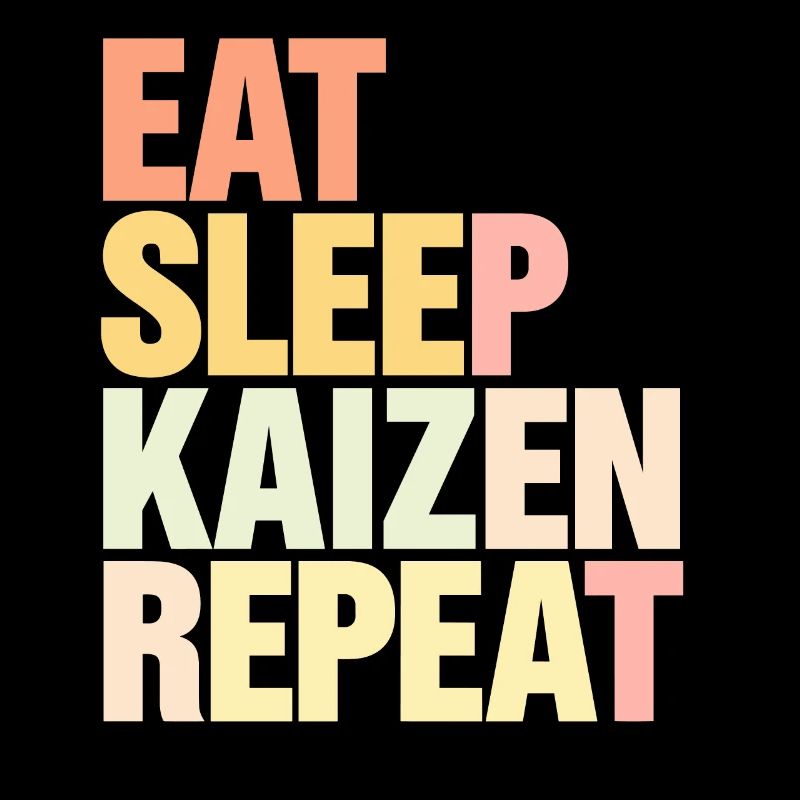 Eat Sleep Kaizen Repeat Improvement