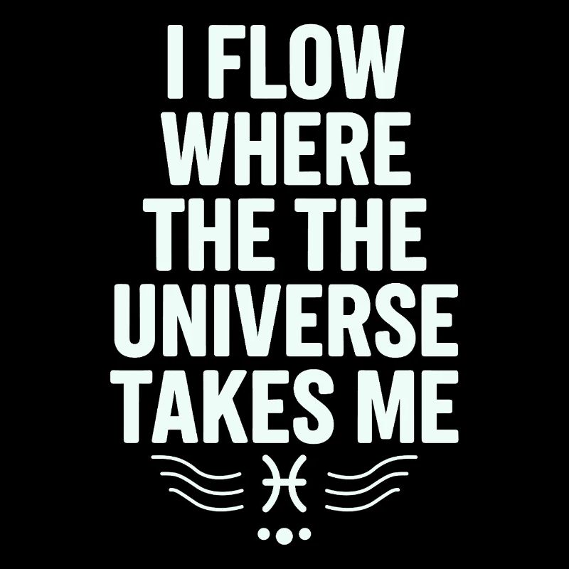 I flow where the universe takes me fish