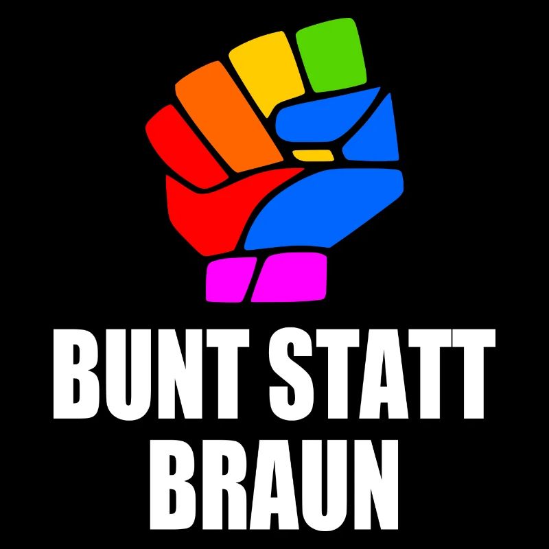 bunt statt braun