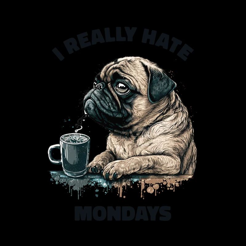 I hate montage! Pug - German proverb
