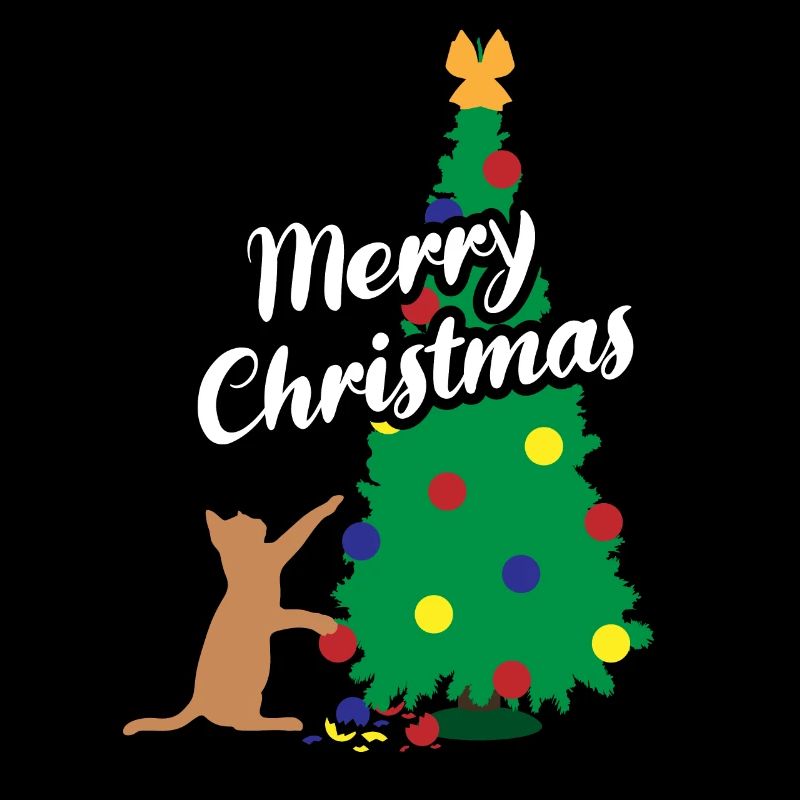 Katzenspaß Weihnachtsbaum Festlicher Schabernack