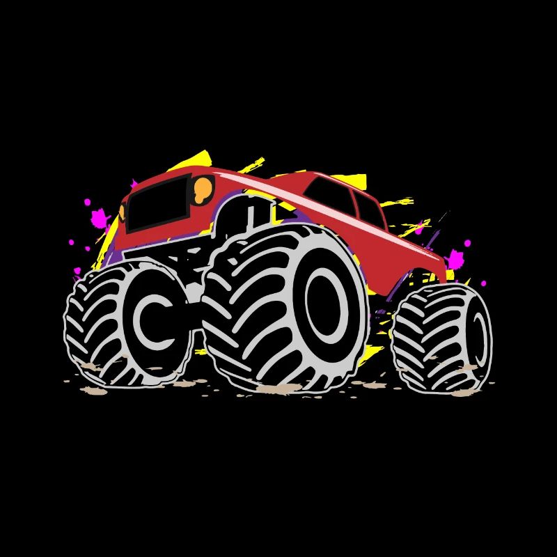 Rollender Monstertruck Abenteuer Drang