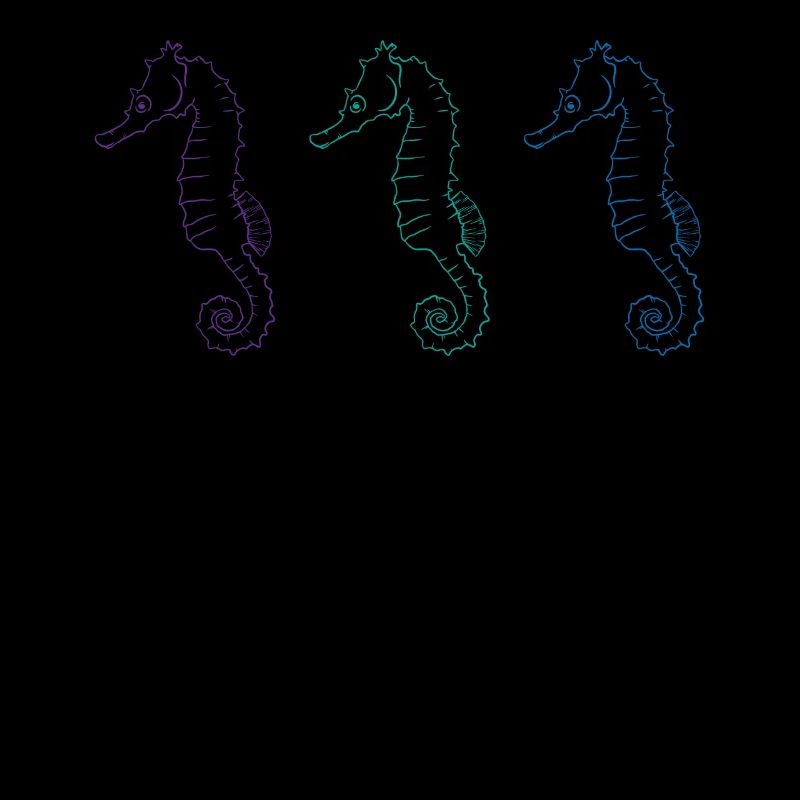 Triade hippocampe mer danse cadeau