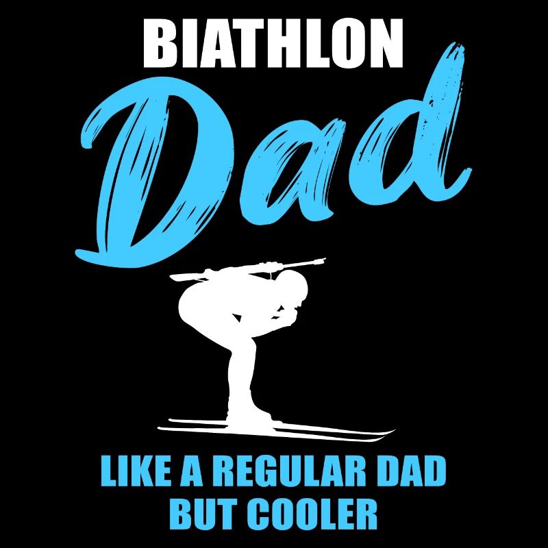 Cooler Biathlon-Dad Einzigartig