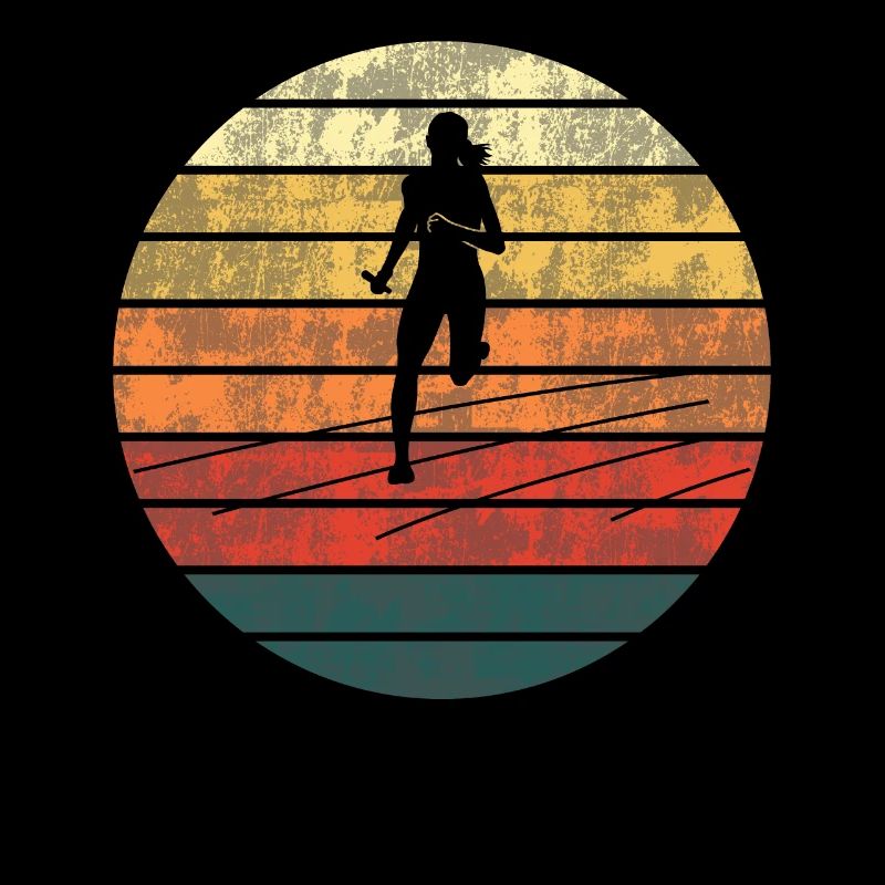 Passion pour la course à pied - Coucher de soleil et liberté