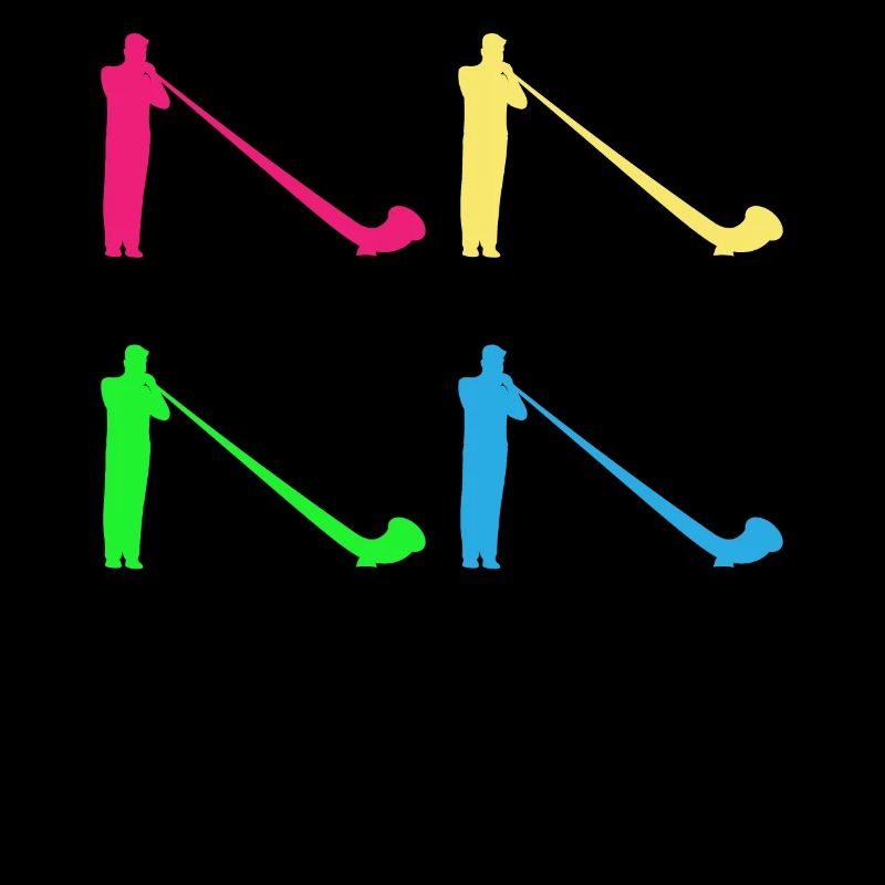 Buntes Alphorn Geschenk - Klangvolle Vielfalt