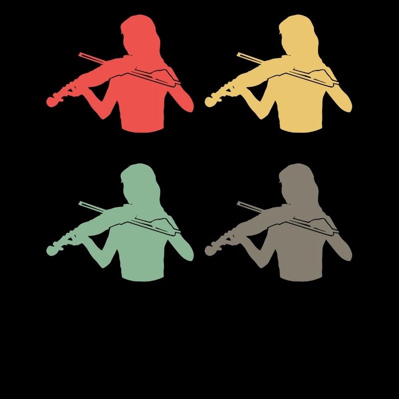 Ensemble de violonistes colorés Harmony
