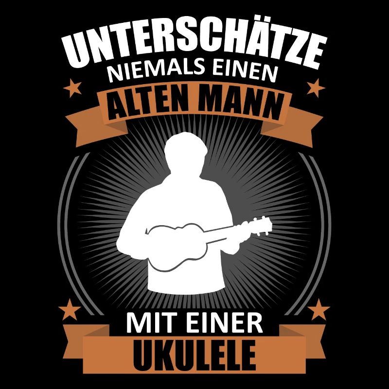 Alter Mann Ukulele Weisheit