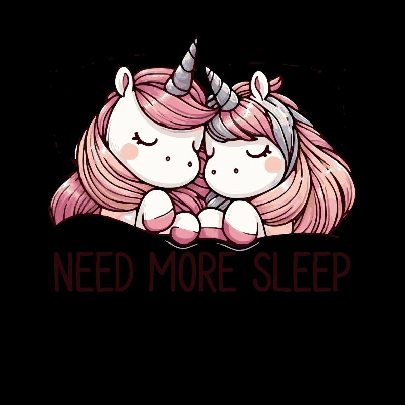 Unny Sleeping Unicorn Need More Sleep Pyjama