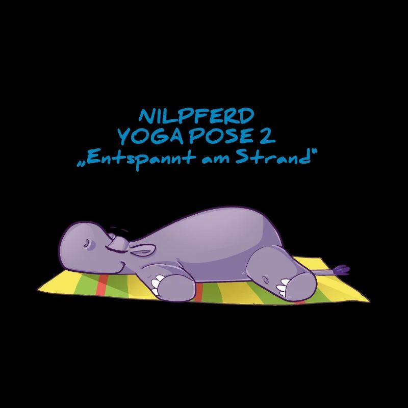 Inge Hippo Yoga Pose 2 « Détendu sur la plage »