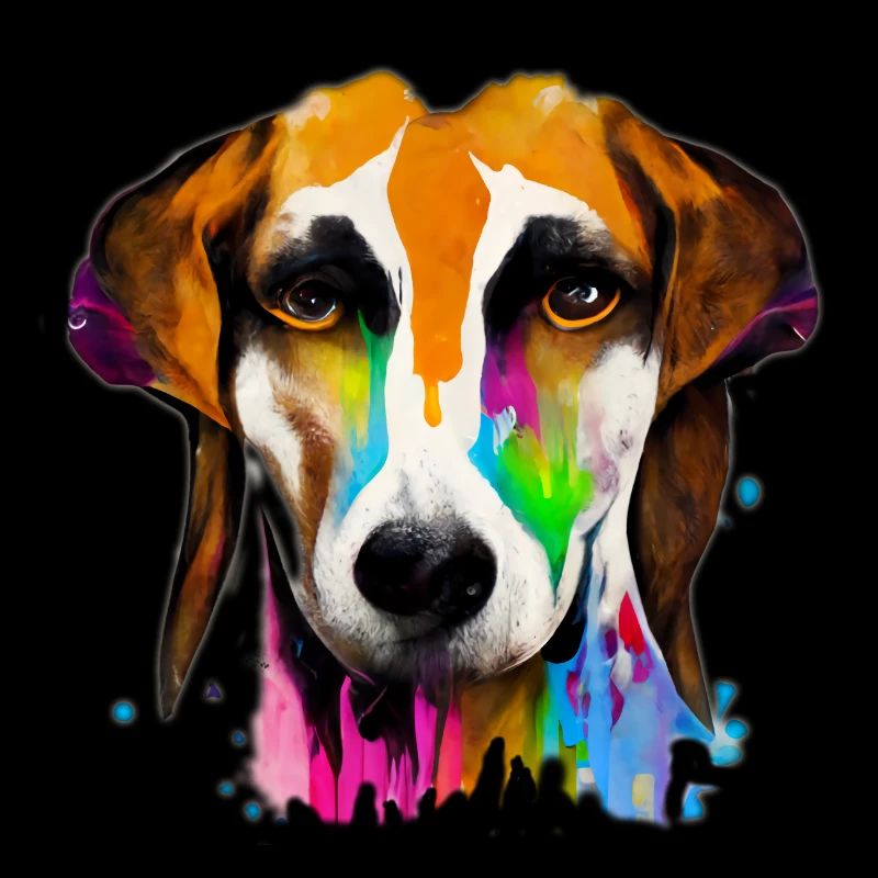 American Foxhound Design in Farbe