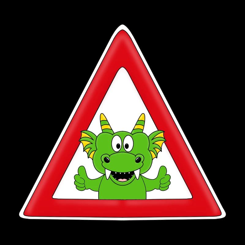 ACHTUNG DRACHE - KINDER - BABYS - TIERISCH