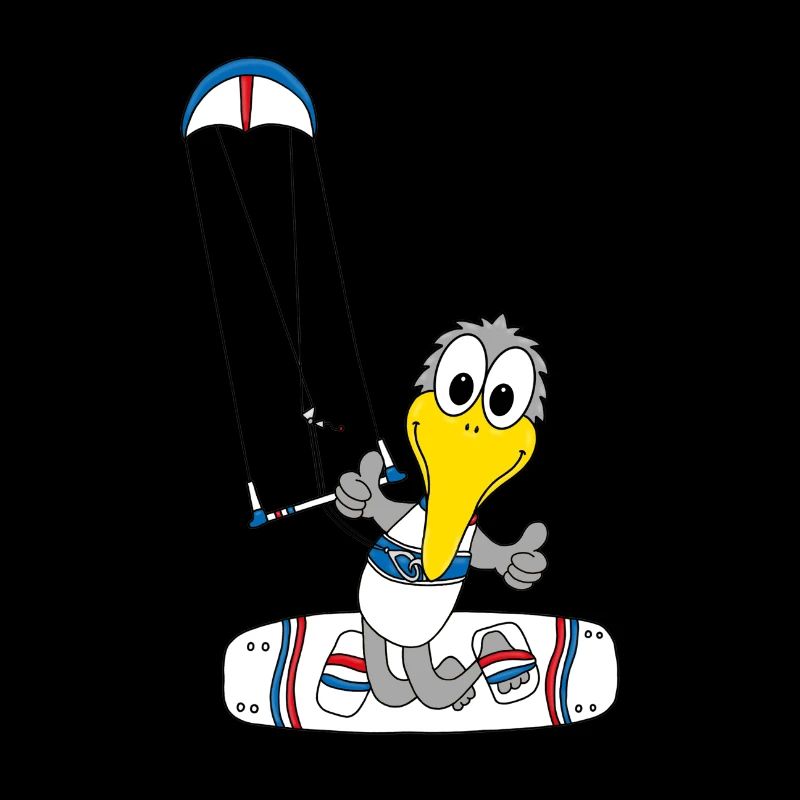 MÖWE - KITESURFER - KITE - KITER - KITESURFEN