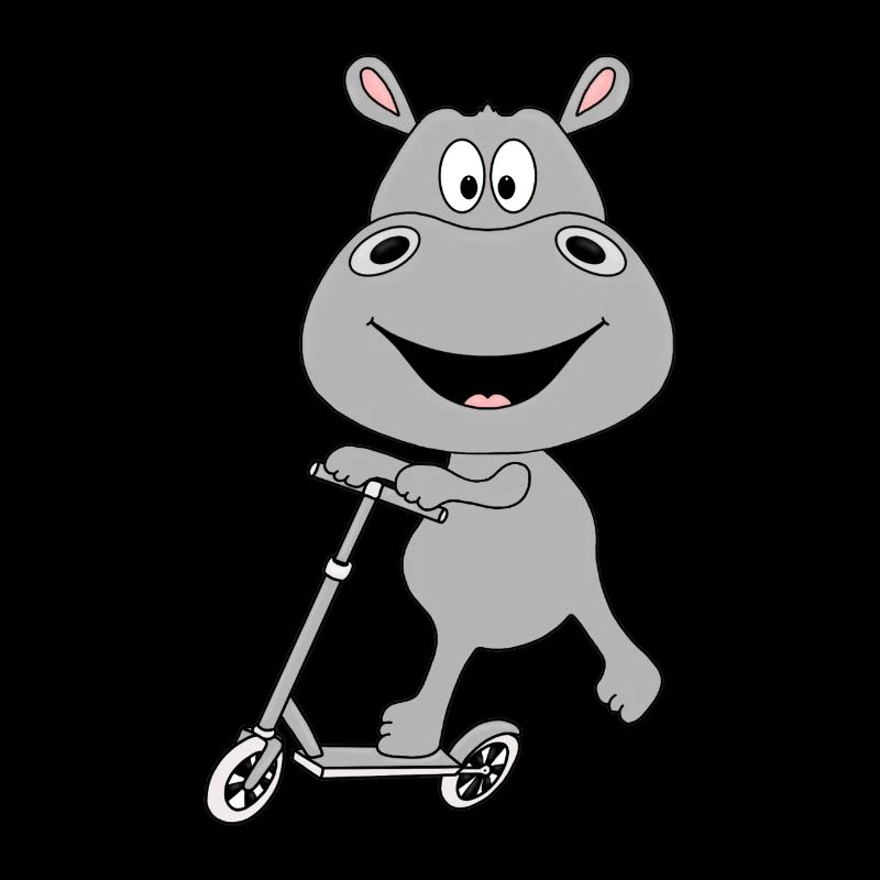 NILPFERD - HIPPO - FLUSSPFERD - ROLLER - TIER