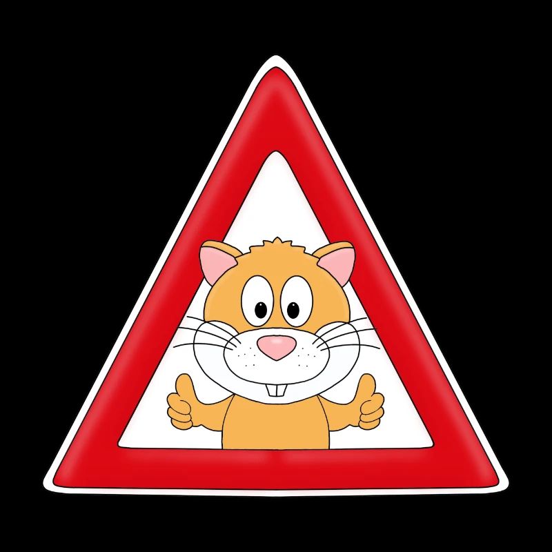 ACHTUNG HAMSTER - TIER - TIERISCH