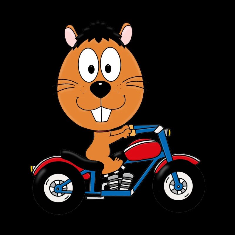 BIKER - MOTORRAD - BIBER - OTTER - MARDER - TIER
