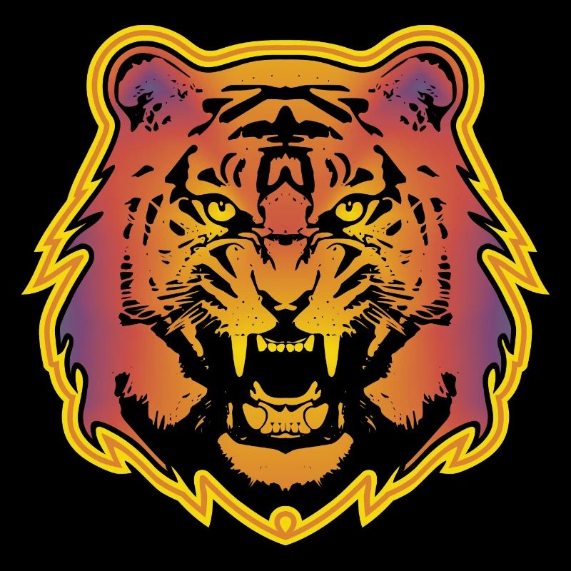 Farbiger Tiger - 2