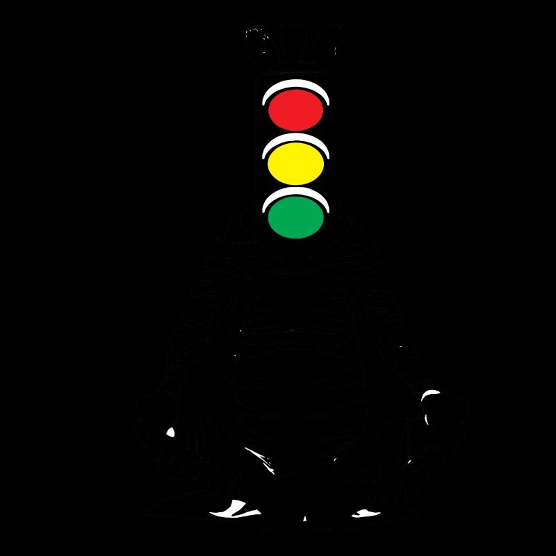 Zebra, Traffic Light, Head, Art, Streetart, Urban