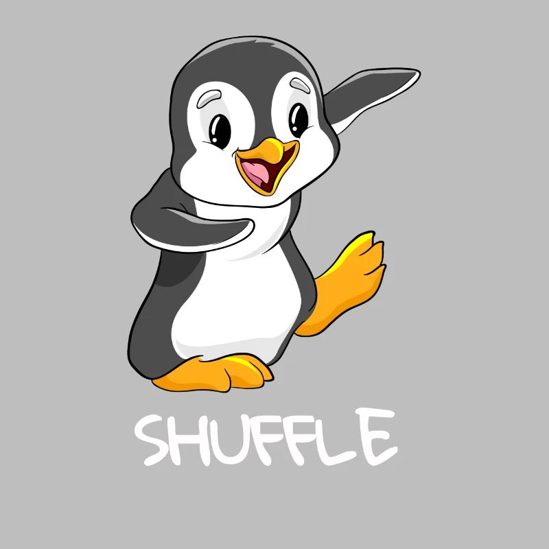 Shuffle dancing penguin gift Shuffledance