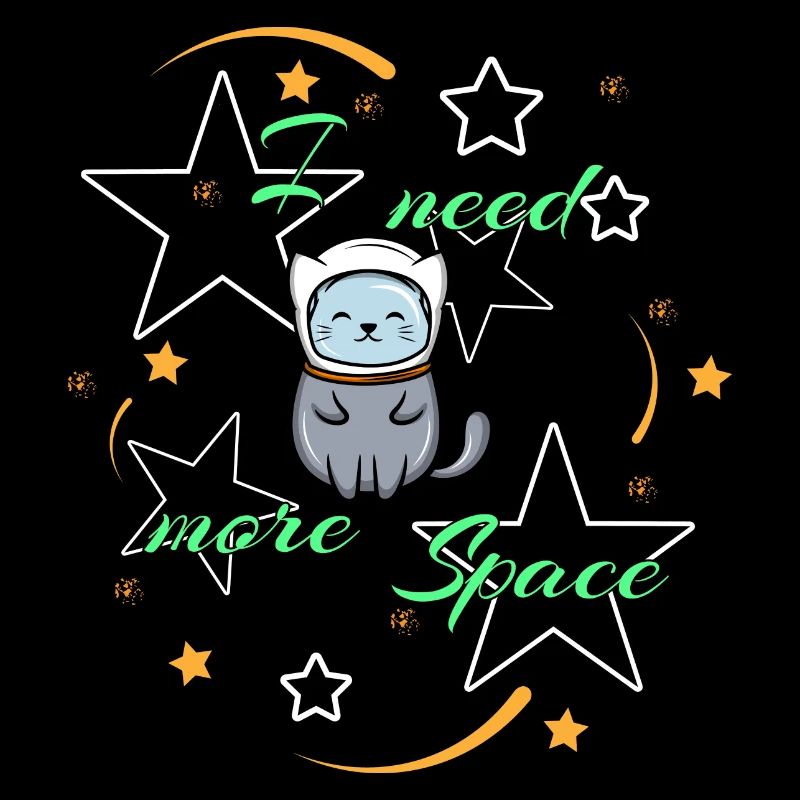Chat Chats Astronomie De L'espace Meow Cat Shirt