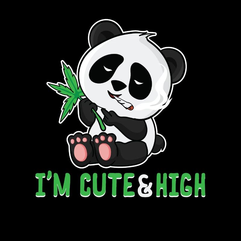 Panda Cannabis High Bloke pour les fans de Panda Bear