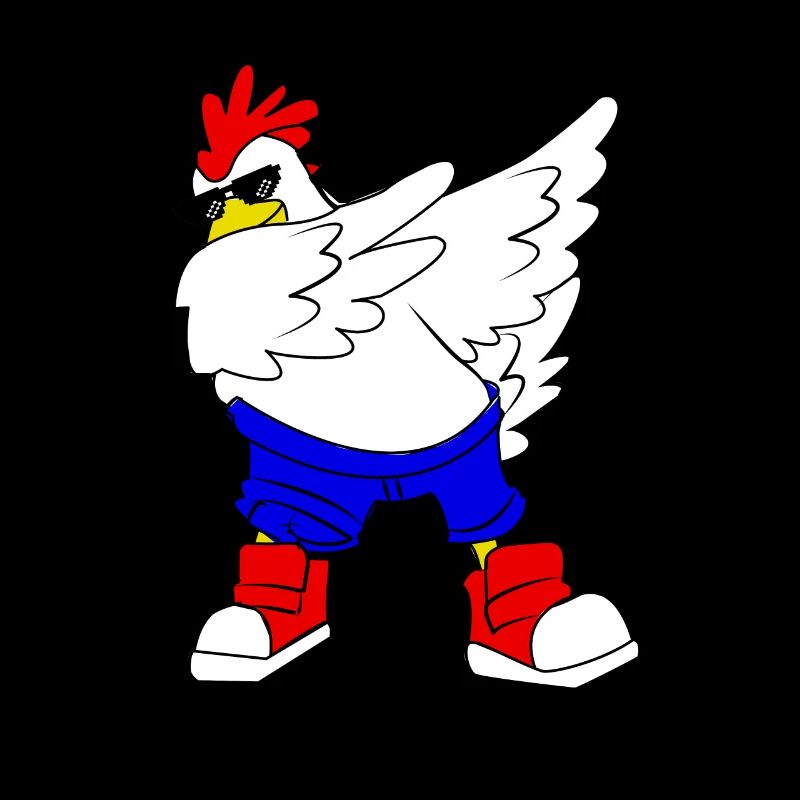 Dabbing poulet Dab danse paysan drôle cadeau