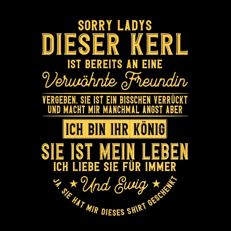 Freund Freundin Spruch Lustiges Geschenk