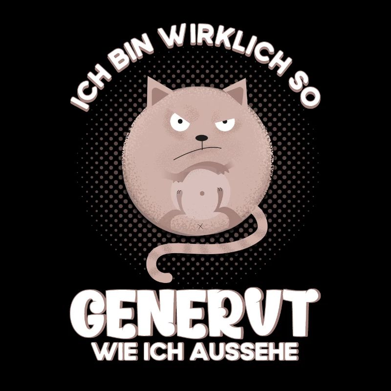 Genervt Katze Grumpy Geschenk