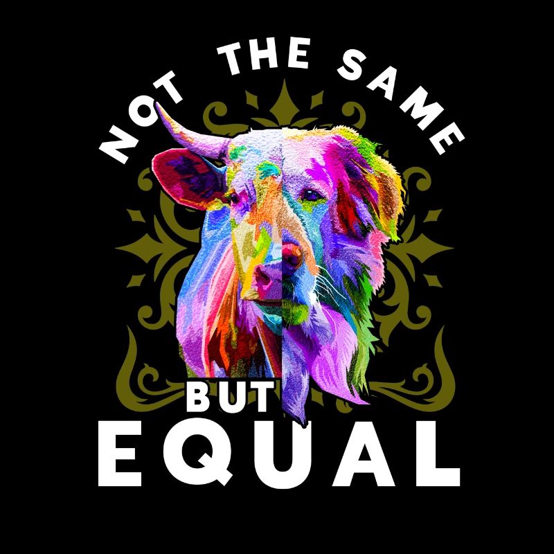 Not The Same But Equal Vegan Veganismus Geschenk