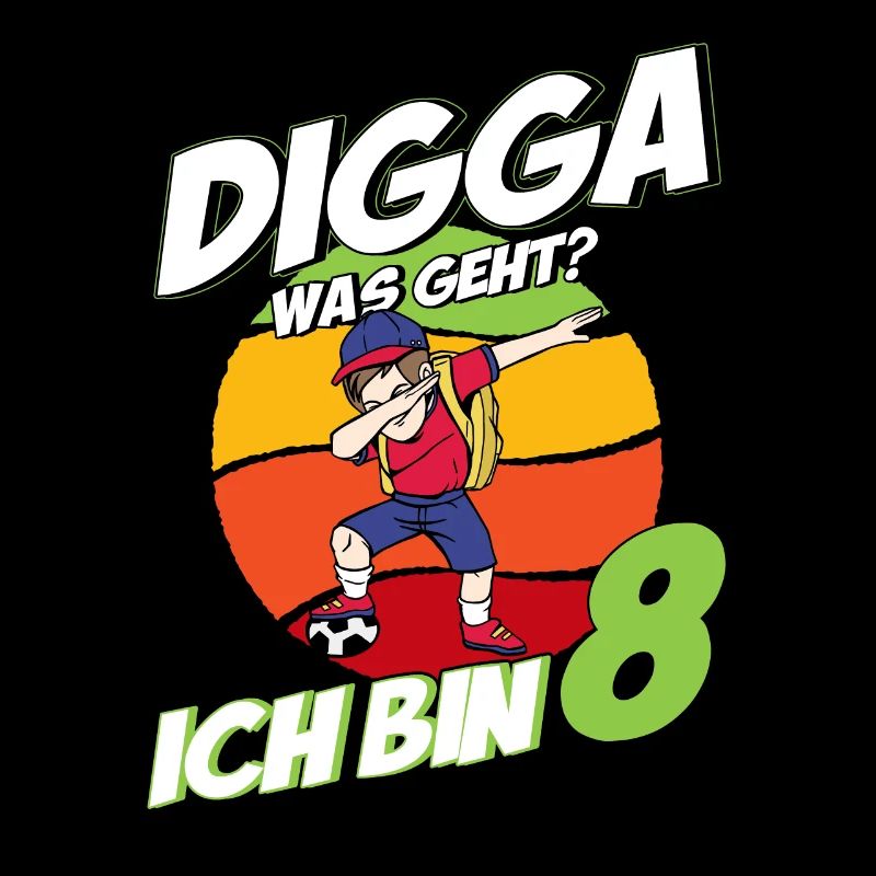 Digga Was Geht Fußball Dab Dabbing 8.Geburtstag
