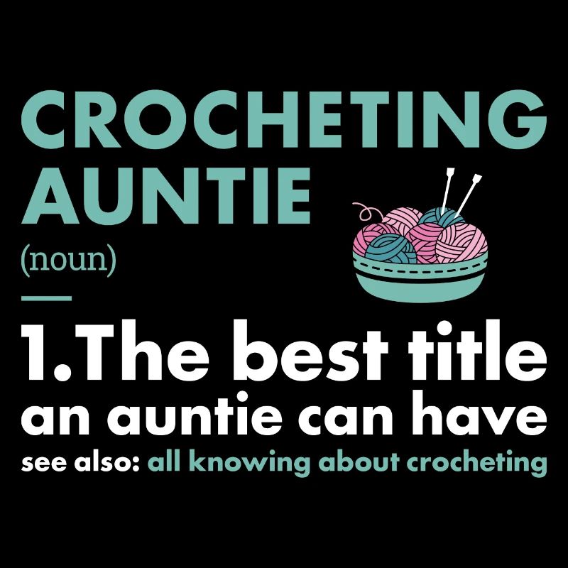 Crocheteuse Auntie Définition Crochet