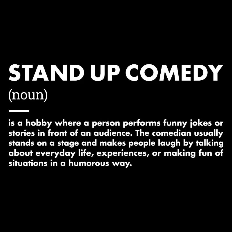 Comedian Definition Stand Up Comedy