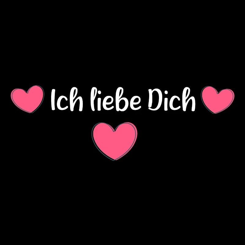 Ich liebe Dich Herz Valentinstag