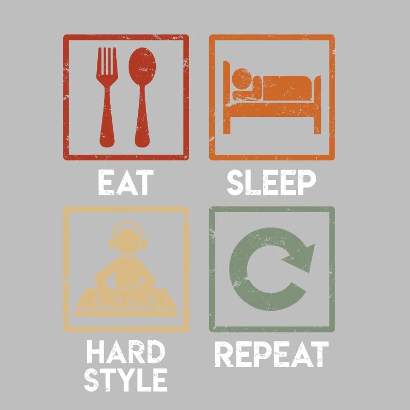 Techno Raver Gift Real Sleep Hardstyle