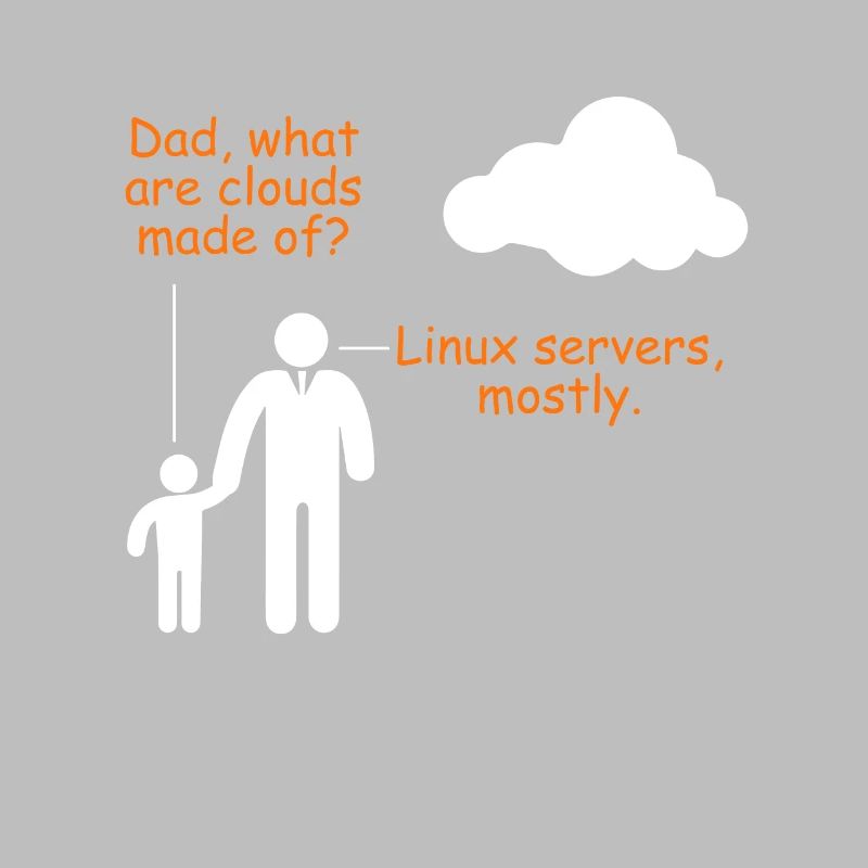 Linux Server Witz Informatiker Humor Software