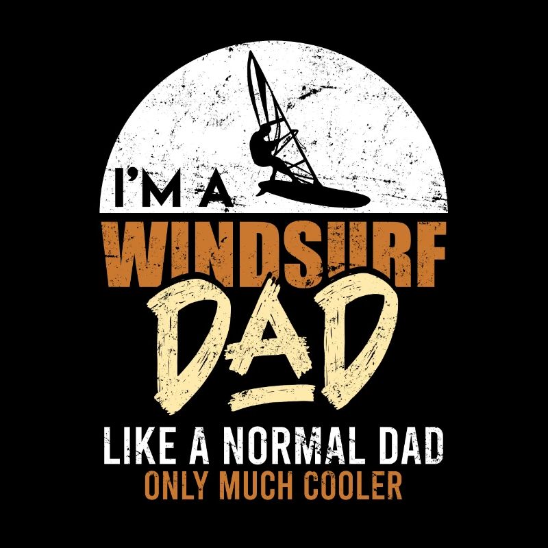 Windsurfer Papa Geschenk Windsurfing Dad Spruch