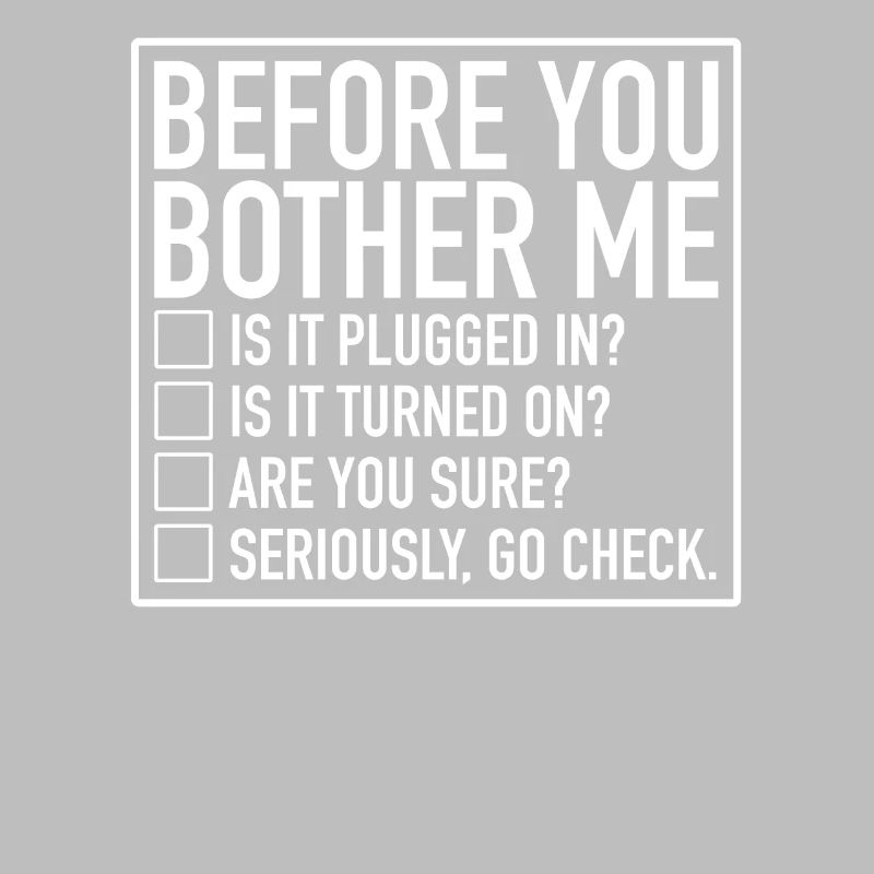 Aide technique avant de vous déranger IT